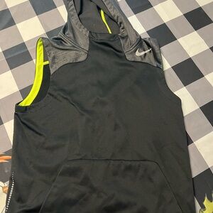 Nike Black and Yellow Therma-Fit Hoodie